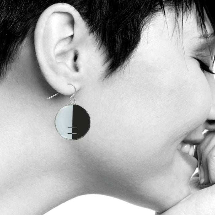 Earrings: Klimt Duality