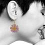 Earrings: New York Aster