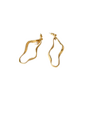 Earrings: Puddle Hoops