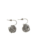 Earrings: Wire Nest by Rina Young, Silver