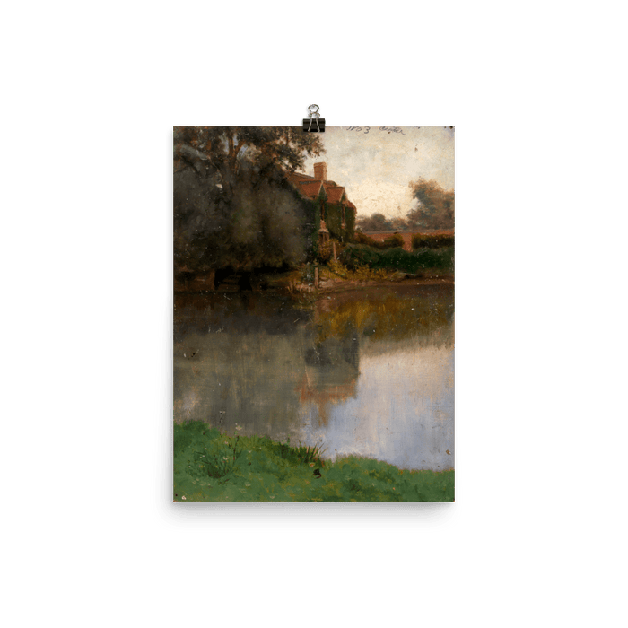 "Edge of a Stream" Art Print - Lone Fox