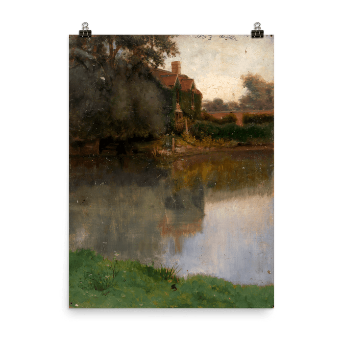 "Edge of a Stream" Art Print - Lone Fox