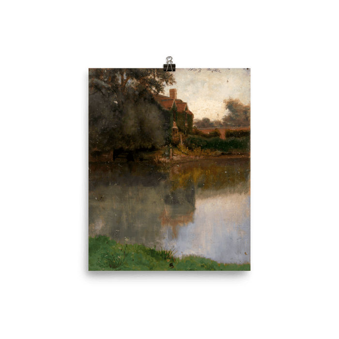 "Edge of a Stream" Art Print - Lone Fox