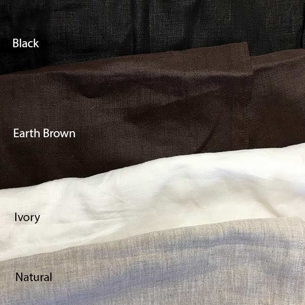 EMERALD COAST Elastic-free 100% Organic Linen Meditation Pants (99.9% Biodegradable) (Closeout - Final Sale)