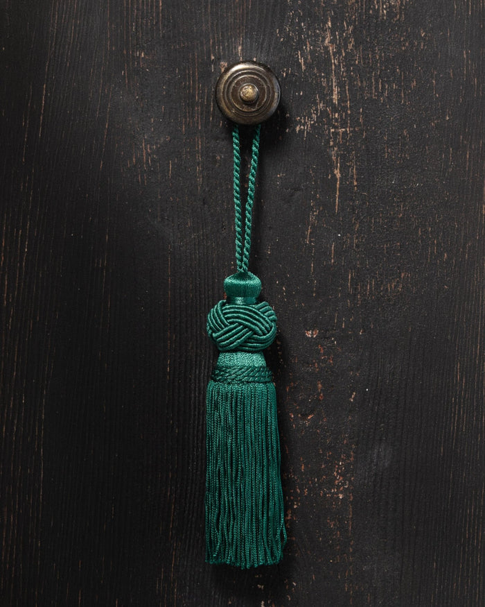 Emerald Knotted Decorative Tassel - Lone Fox