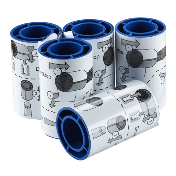 Five Entrust adhesive cleaning sleeves with installation diagrams.