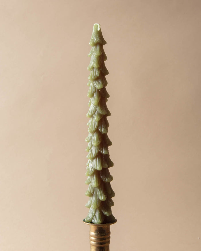 Evergreen Tree Taper Candles - Lone Fox