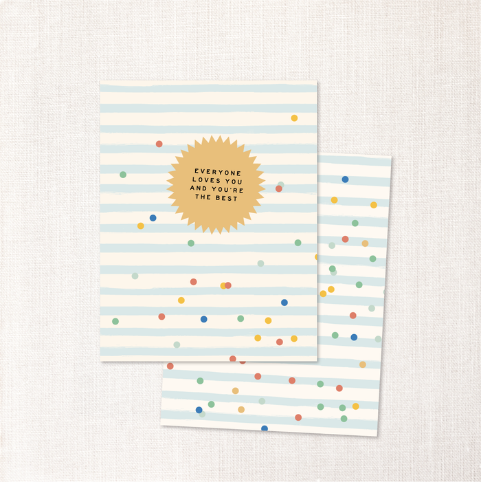 everyone loves you card