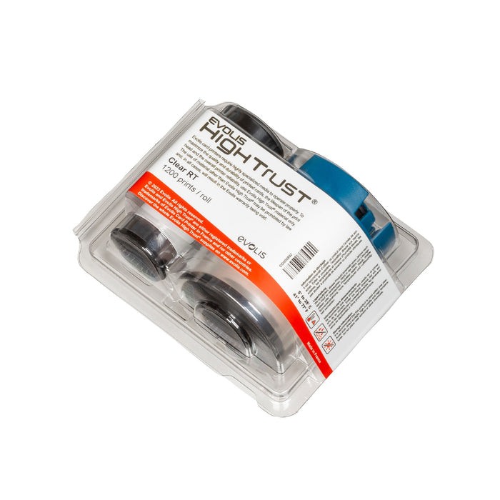 Evolis RTCL100NAAA HighTrust clear retransfer film for the Agilia and Agilia CLM, blister pack. Sold by Specialist ID.