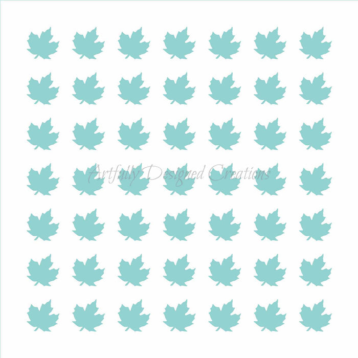 Fall Maple Leaf Sprinkle Swipes