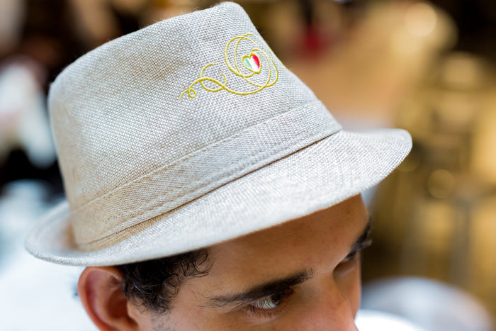 FEDORA HAT - WITH GRAN CAFFE L'AQUILA LOGO
