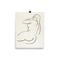 "Female Form in Pencil" Art Print - Lone Fox
