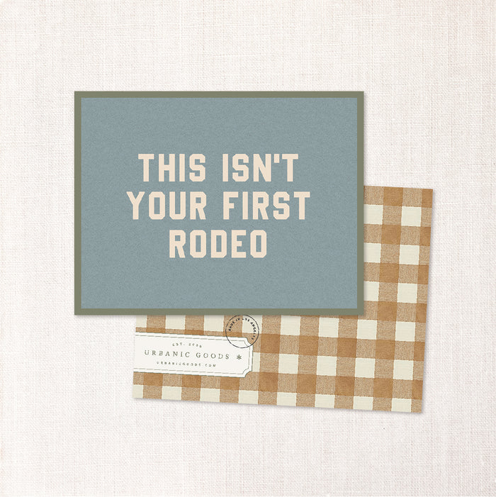 first rodeo card