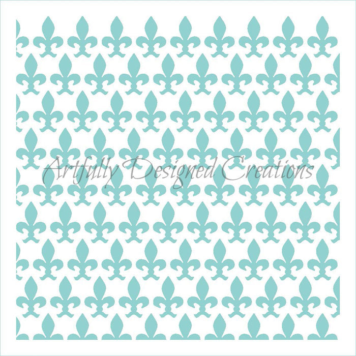 Fleur De Lis Stencil