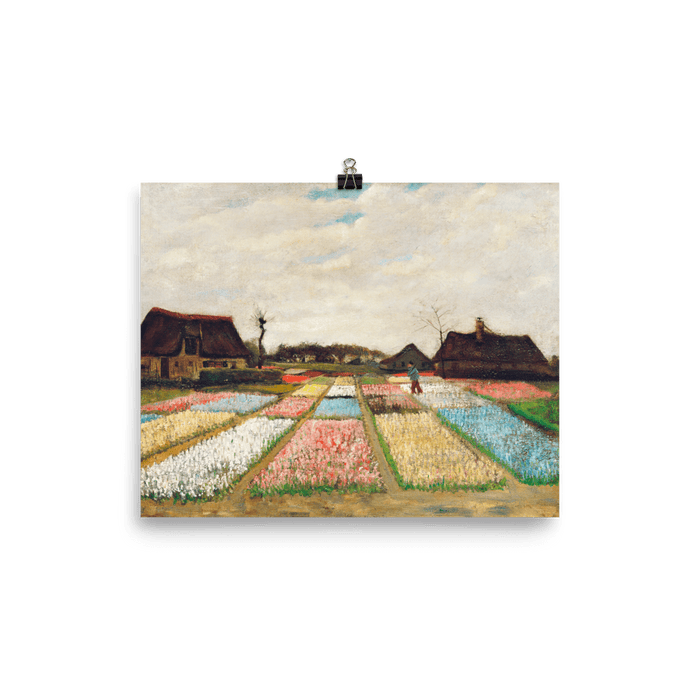 "Flower Beds in Holland" Art Print - Lone Fox