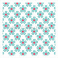 Flower Petals Stencil Background