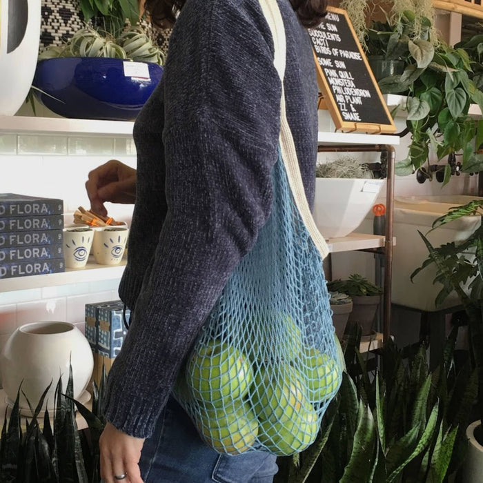 French market bag: French blue - Lone Fox