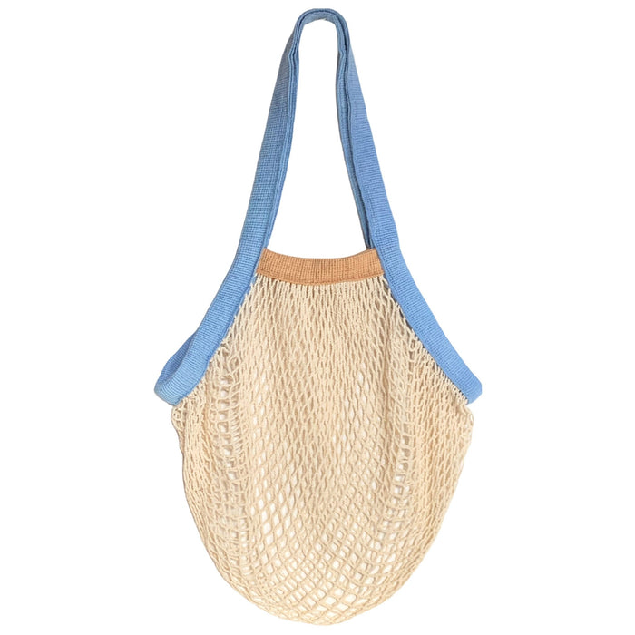 French market bag: French blue/wheat - Lone Fox