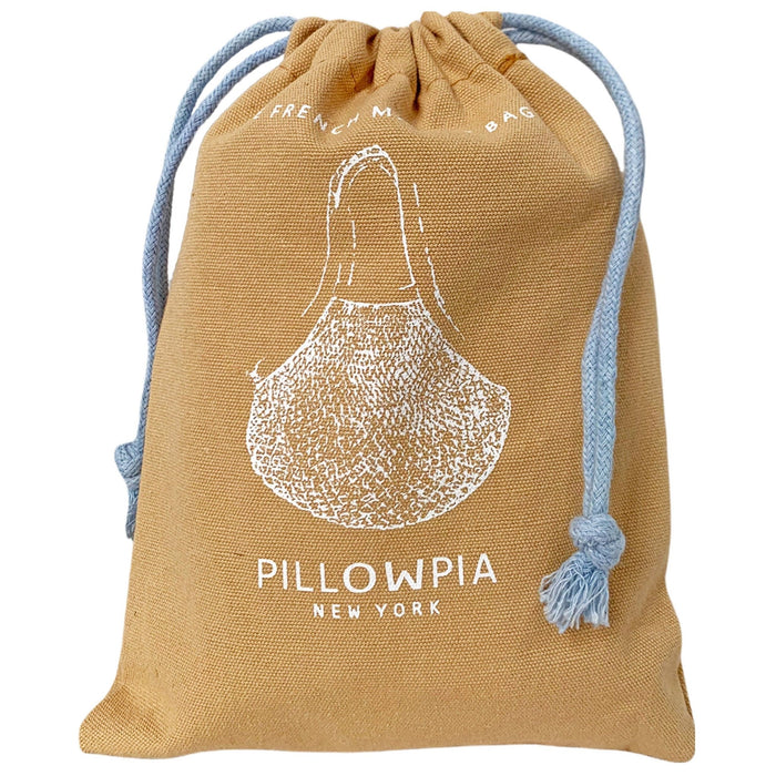 French market bag: French blue/wheat - Lone Fox