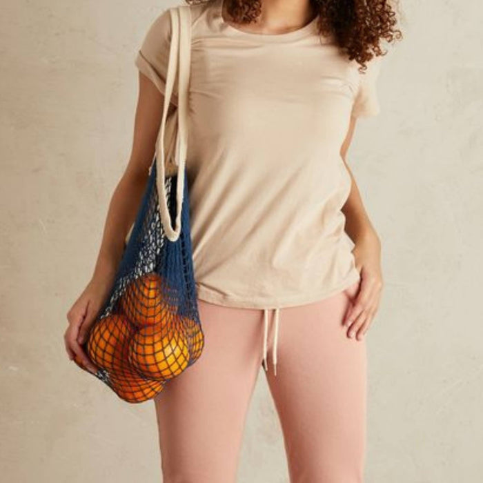 French market bag: Navy - Lone Fox