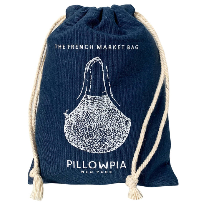 French market bag: Navy - Lone Fox