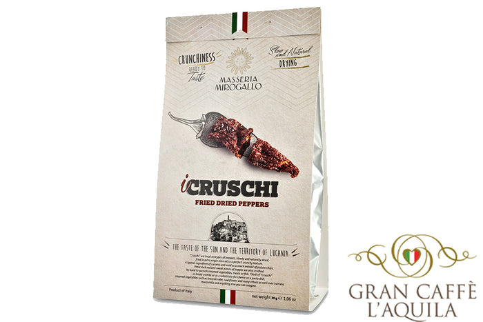 FRIED DRIED PEPPERS (PEPERONI SECCHI FRITTI)  - MASSERIA MIROGALLO (30g)