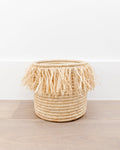 Fringed Catch All Basket - Lone Fox