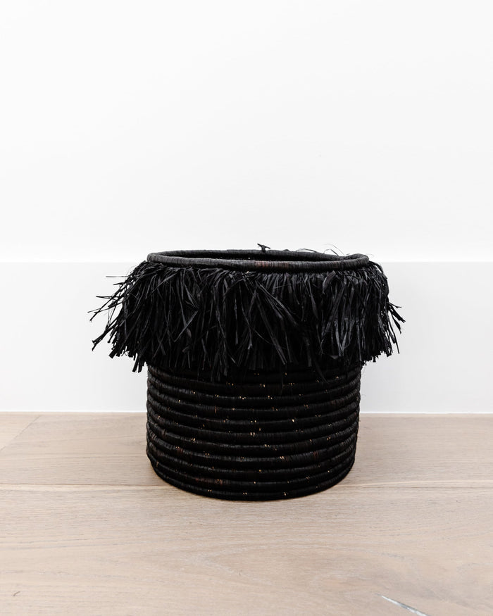 Fringed Catch All Basket - Lone Fox