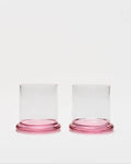 Fritter Tumbler Set, Pink (Set of 2) - Lone Fox