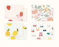 full sun collection - assorted notecards, set of 8