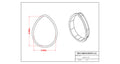 Geometric Egg Cookie Cutter by TMP