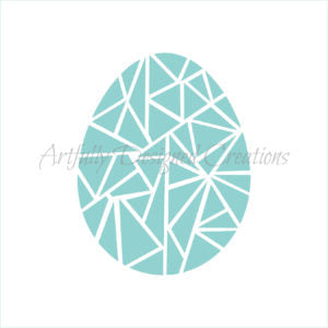 Geometric Egg Cookie Cutter by TMP