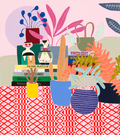 Girard Dolls, Books and Plants