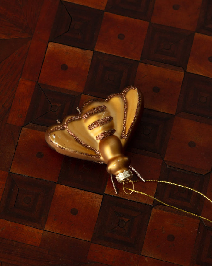 Glass Honey Bee Ornament - Lone Fox