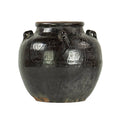 Glazed 4 Handle Pot, Large - Lone Fox
