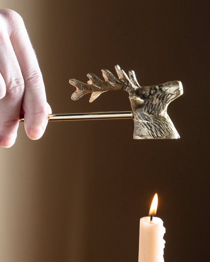 Golden Deer Candle Snuffer - Lone Fox