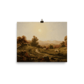 "Golden Landscape" Art Print - Lone Fox