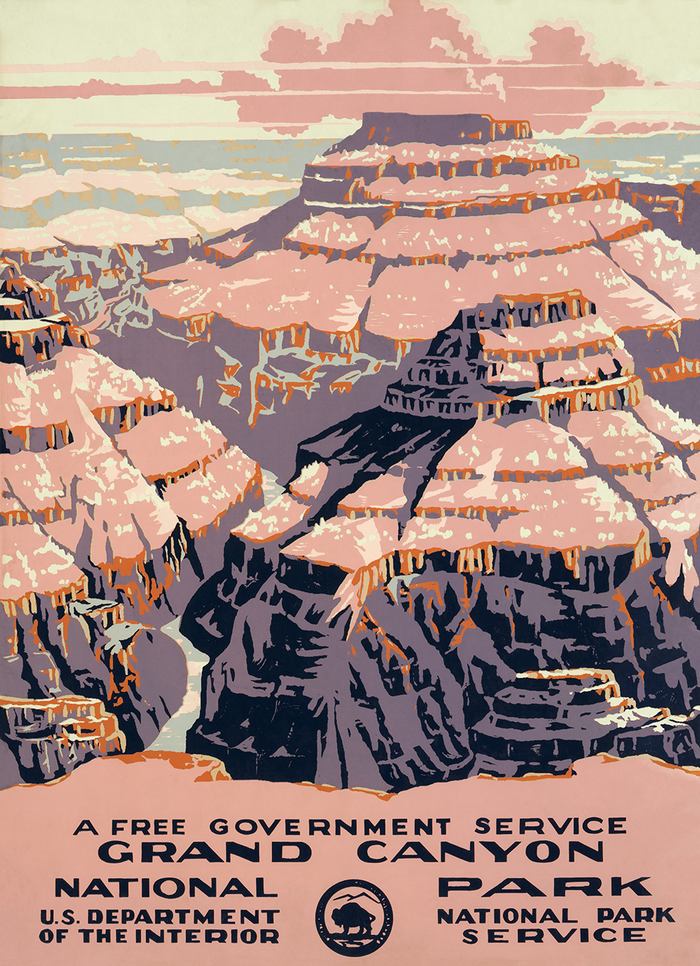 Grand Canyon National Park, a free government service