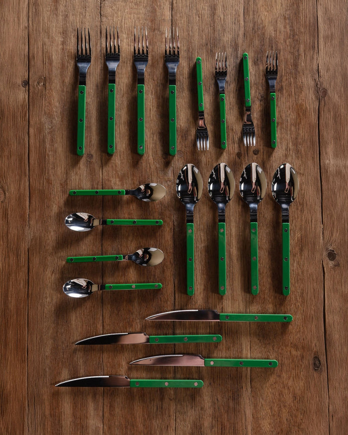Green Bistrot Flatware (Set of 20) - Lone Fox