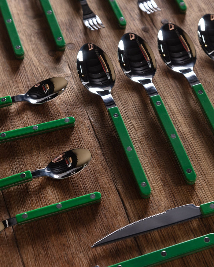 Green Bistrot Flatware (Set of 20) - Lone Fox