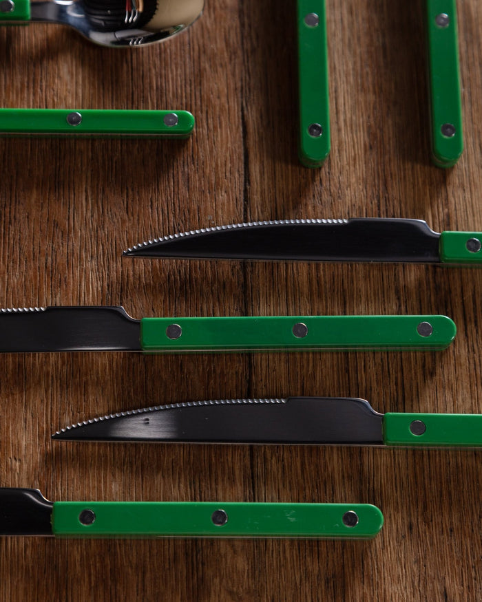 Green Bistrot Flatware (Set of 20) - Lone Fox