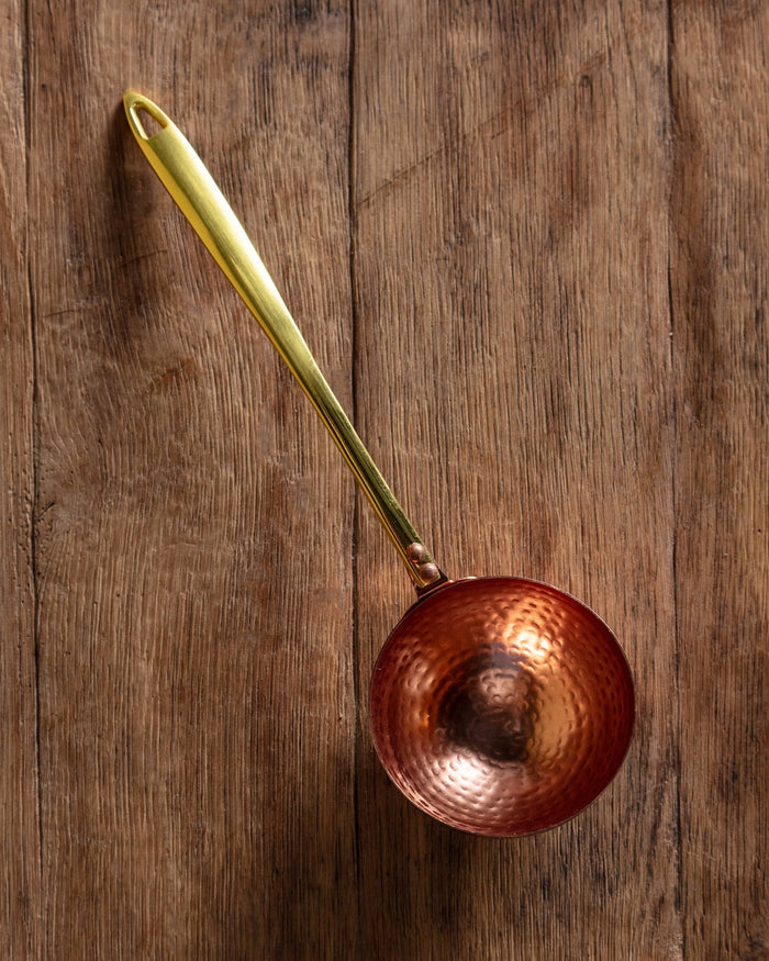 Hammered Copper & Brass Ladle - Lone Fox