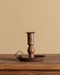 Hammered Copper Candlestick Holder, American, 1920's - Lone Fox