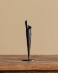 Hand Forged Iron Cone Candle Holder - Lone Fox