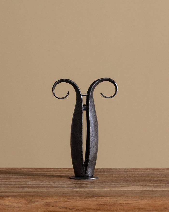 Hand Forged Iron Pod Vase - Lone Fox