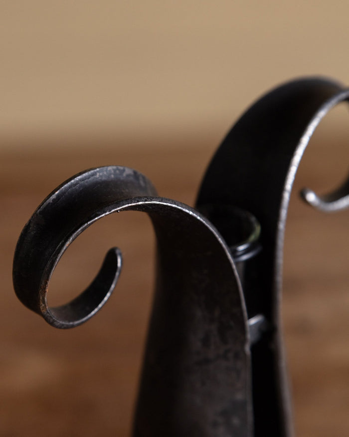 Hand Forged Iron Pod Vase - Lone Fox