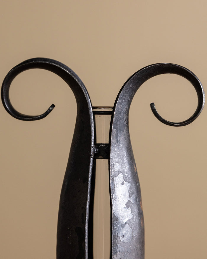 Hand Forged Iron Pod Vase - Lone Fox