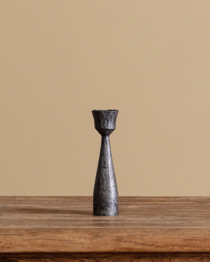 Hand Forged Iron Taper Candle Holder - Lone Fox