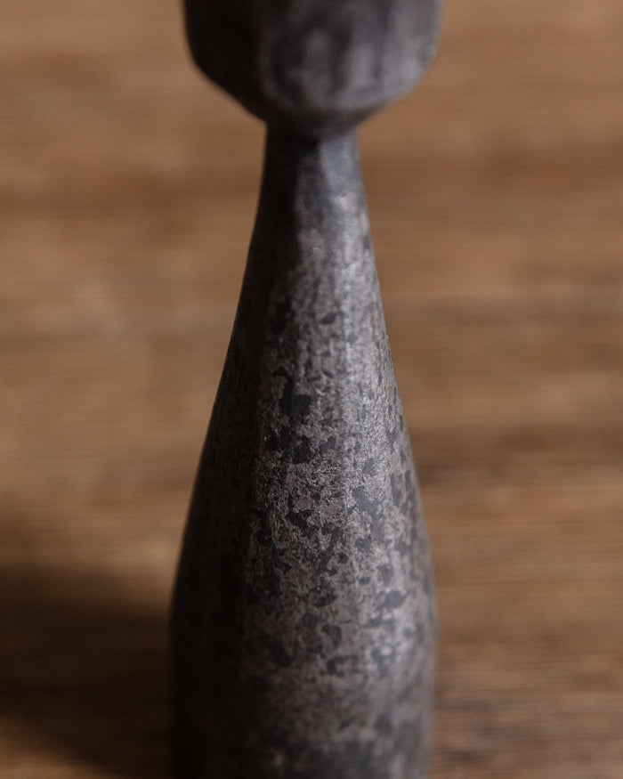 Hand Forged Iron Taper Candle Holder - Lone Fox