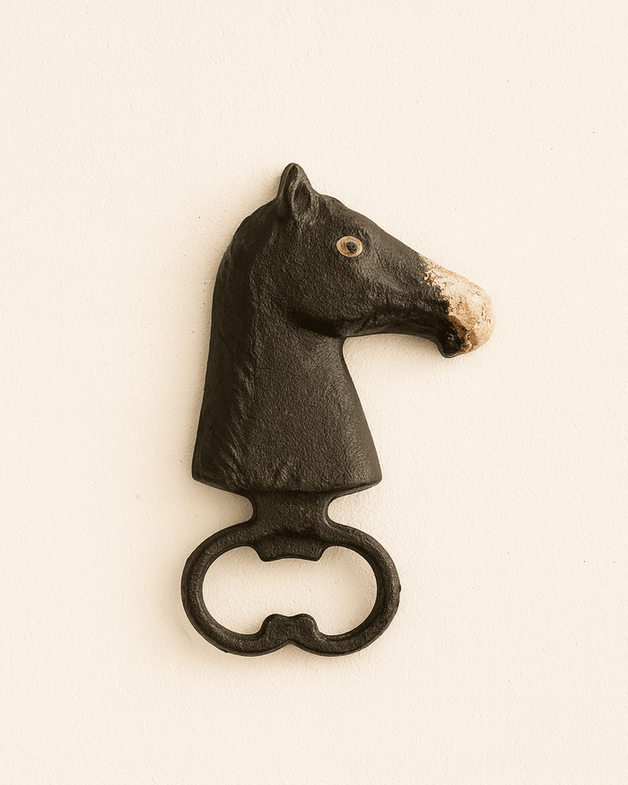 Hand Painted Iron Horse Head Bottle Opener - Lone Fox